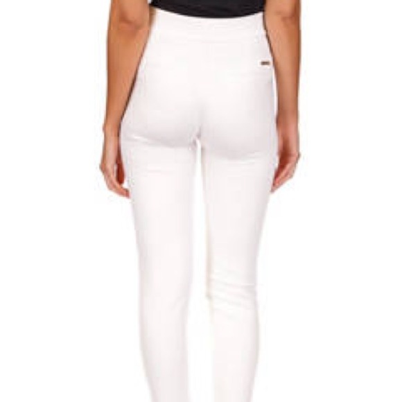 NWT Michael Michael Kors White High-Rise Pull-On Pants XS MSRP $98 - Picture 2 of 4